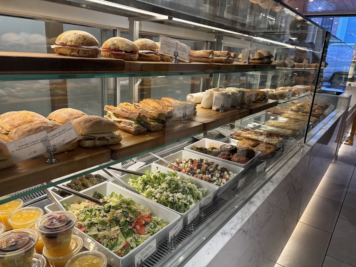Ciabatta sandwiches & salads
